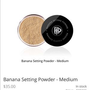 Poudre Fixante banana setting powder